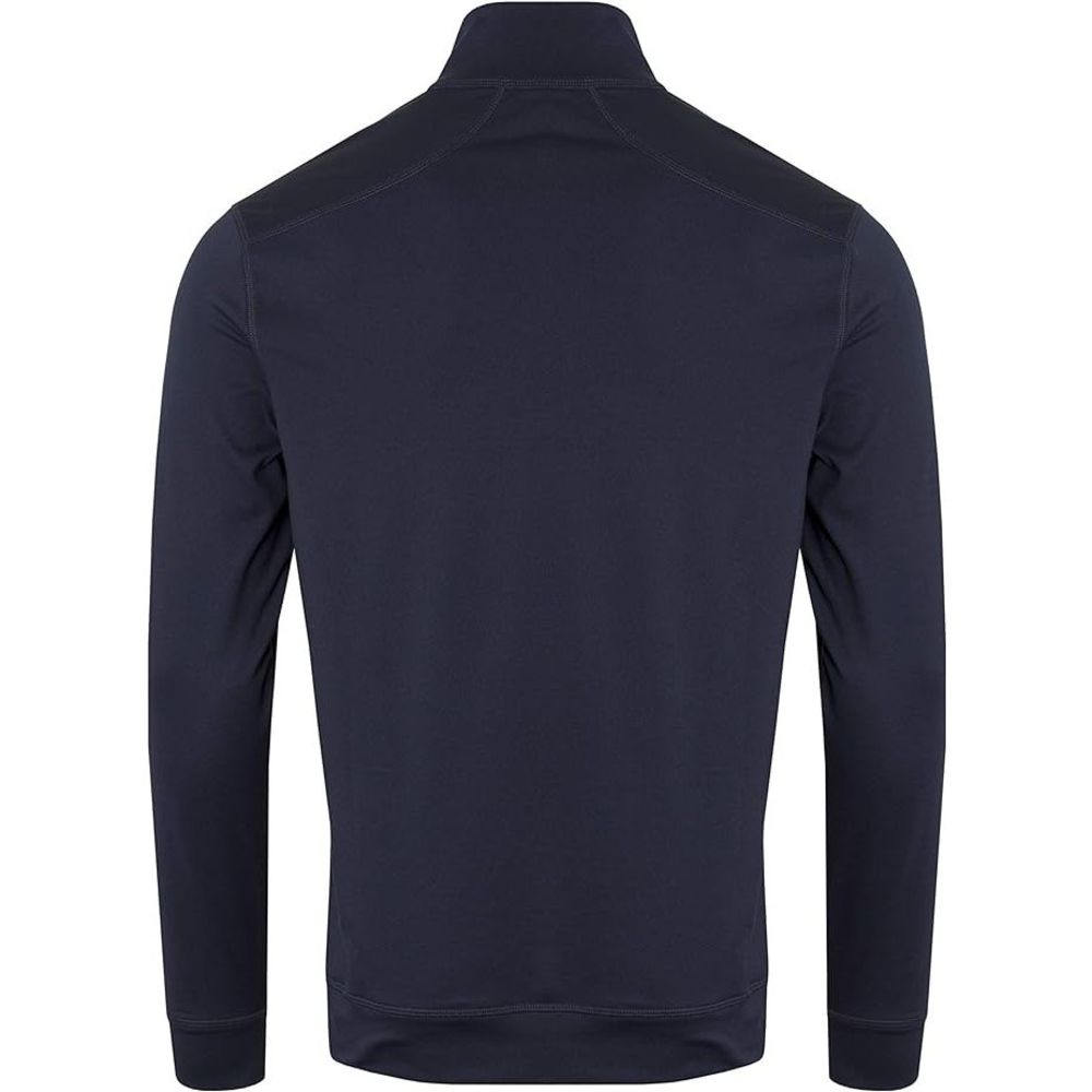 NEW Mens XL Calvin Klein CK Galaxy Half Zip Golf Shirt Pull on C9302 Navy/Silver - Picture 3 of 5